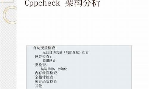 cppcheck源码编译