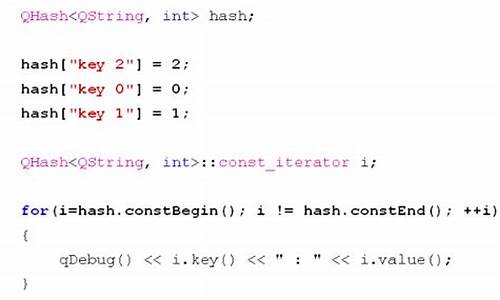 qt源码qhash