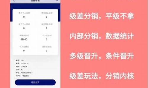 分销级差源码_多级分销源码