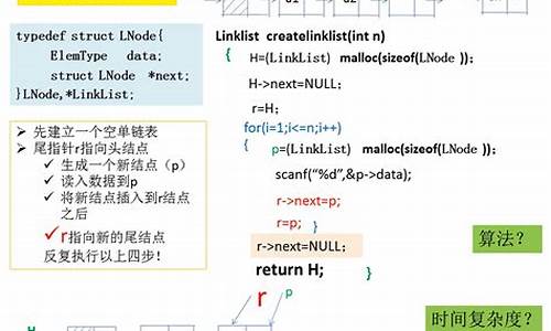 单链表的建立源码_单链表的建立代码