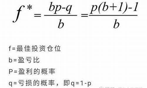 在凯利公式公式源码_凯利公式代码