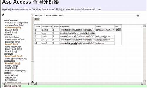 在线accessasp源码_access源代码