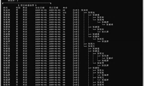 家谱程序源码_家谱程序源码是什么