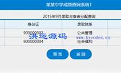 成绩查询系统源码_成绩查询系统源码PHP