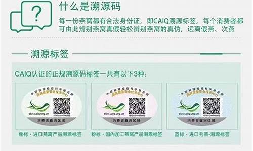 燕窝中检码和塑源码_燕窝中检溯源码可以伪造吗